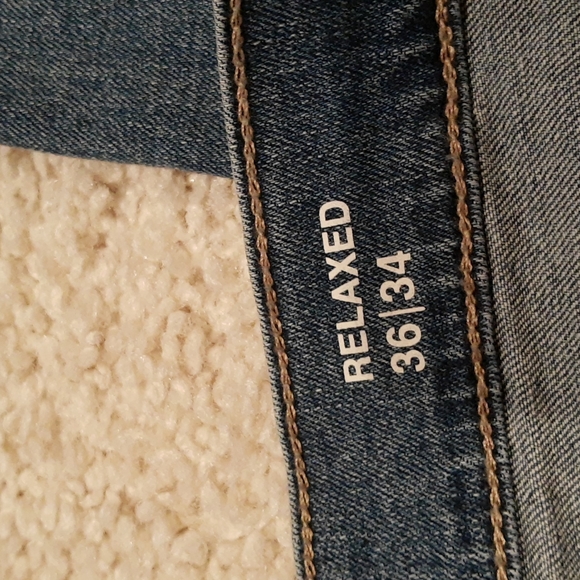 DONATED Men's Sonoma Relaxed Light Blue Jeans, W 36, L 34 - Picture 3 of 6